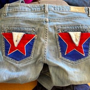 people’s liberation size 24 upcycled jeans